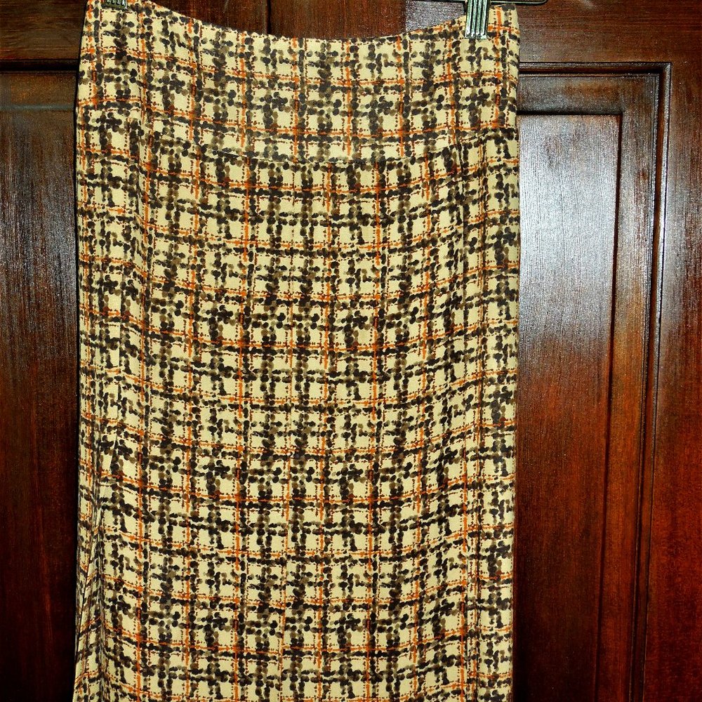 Alfani Pleated Silk Skirt